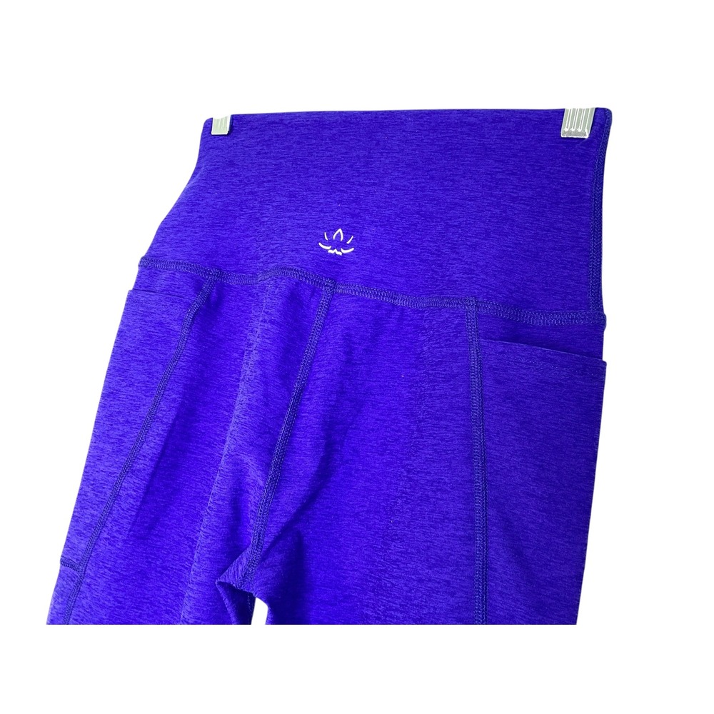 Beyond Yoga High Waisted Leggings Size M Purple Pockets Gym Athleisure EUC - Picture 5 of 8